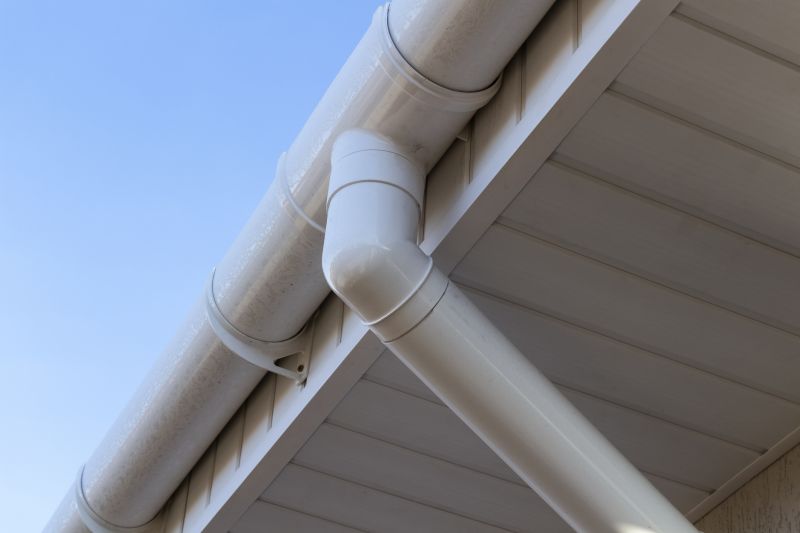 Vinyl Gutters Installation detail