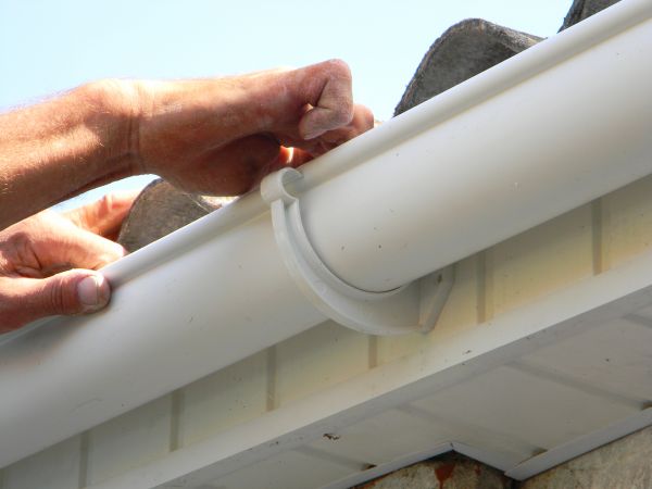 Plastic Gutter Repair in Camas
